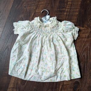 Vintage Polly Flinders Hand Smocked Dress
